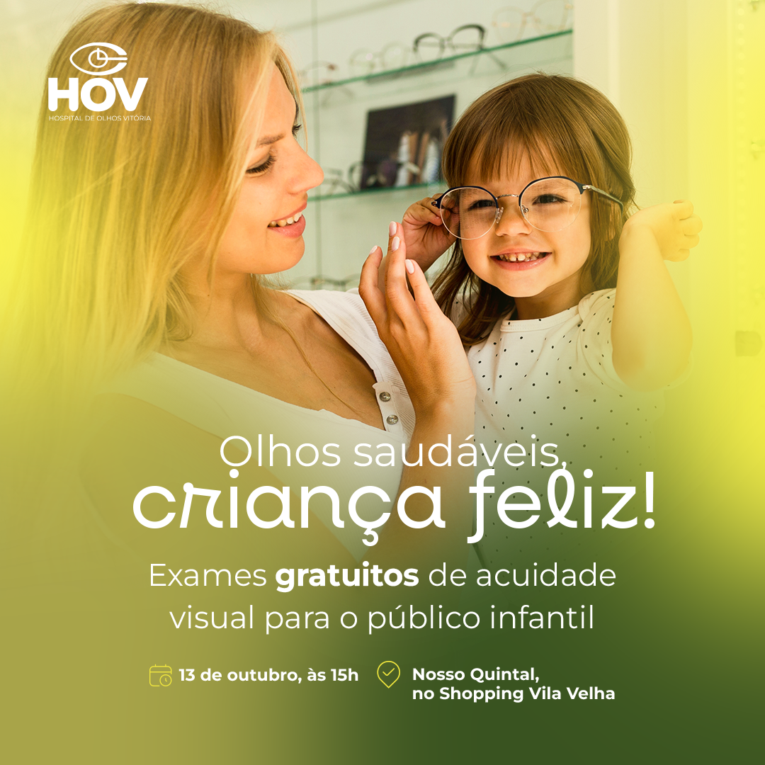 Olhos saudáveis, criança feliz!